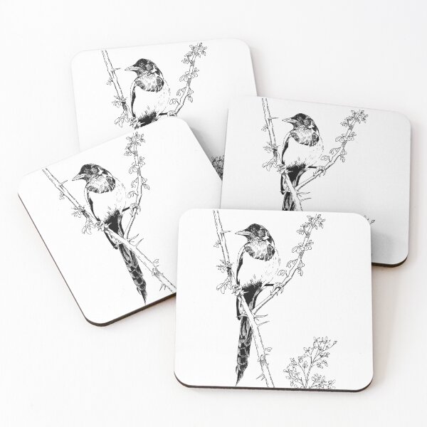 Item preview, Magpie On A Branch designed and sold by JulieSpriddle.