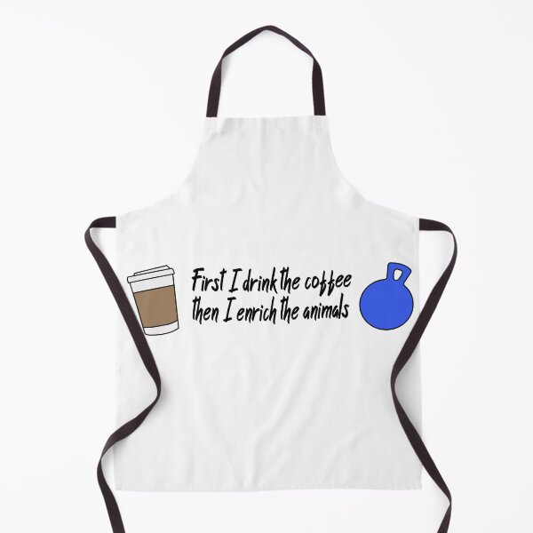 Item preview, First I Drink the Coffee, Then I Enrich the Animals designed and sold by taylorrowan.