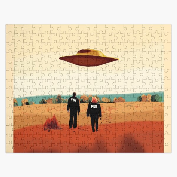 The X Files I want to believe FBI poster Jigsaw Puzzle