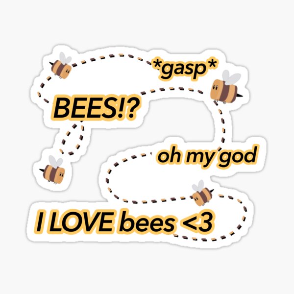 I love bees tubbo dream smp Sticker