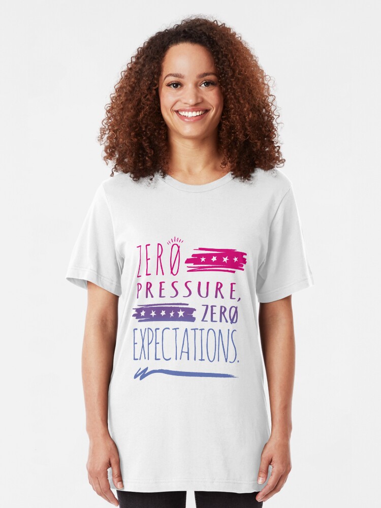 Alternate view of No Pressure - Bi Slim Fit T-Shirt