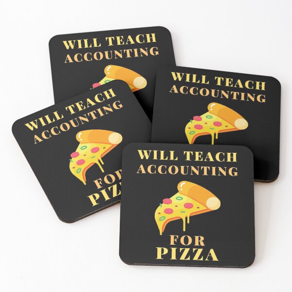 Item preview, accounting teacher pizza designed and sold by SnowballStep.