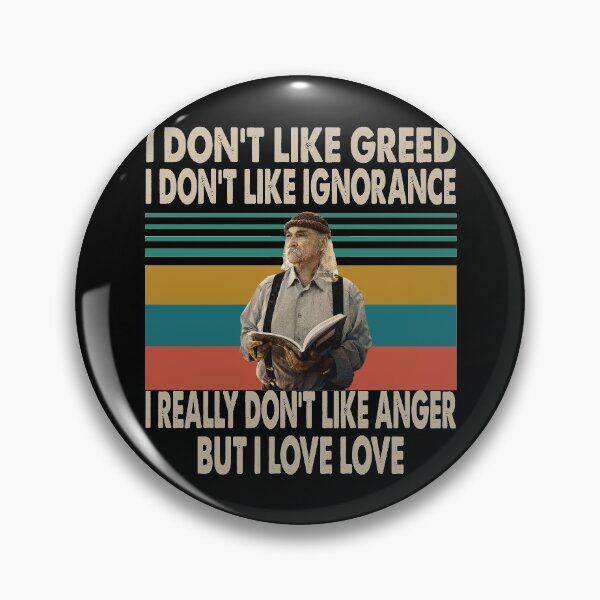 Item preview,  David Book Crosby Quote I Don't Like Greed Funny Design designed and sold by JohnnyCatherine.