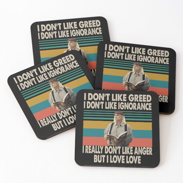 Item preview,  David Book Crosby Quote I Don't Like Greed Funny Design designed and sold by JohnnyCatherine.