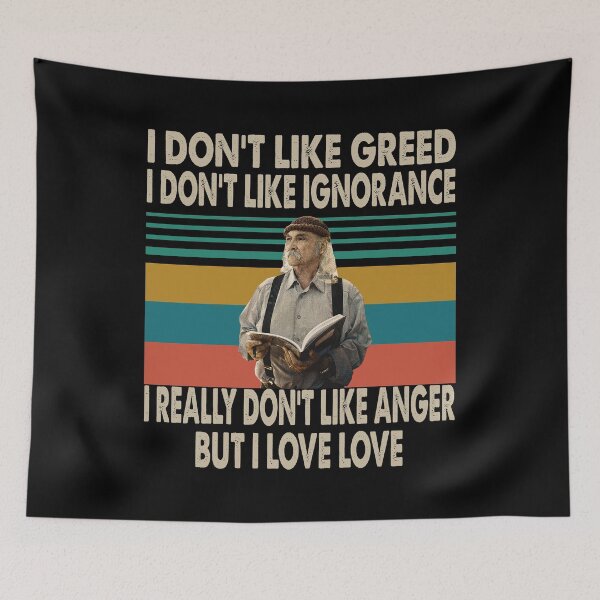 Item preview,  David Book Crosby Quote I Don't Like Greed Funny Design designed and sold by JohnnyCatherine.