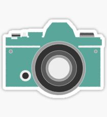 Turquoise Camera Sticker