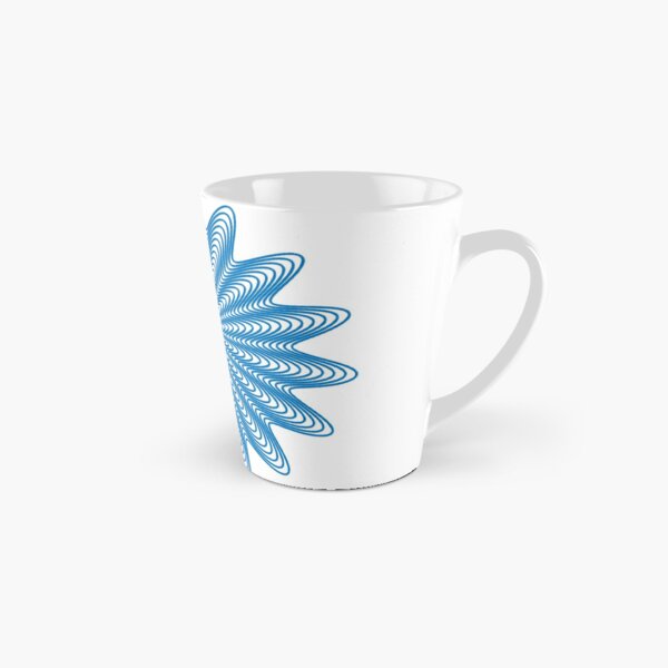 Trippy Decorative Wave Spiral Pattern Tall Mug