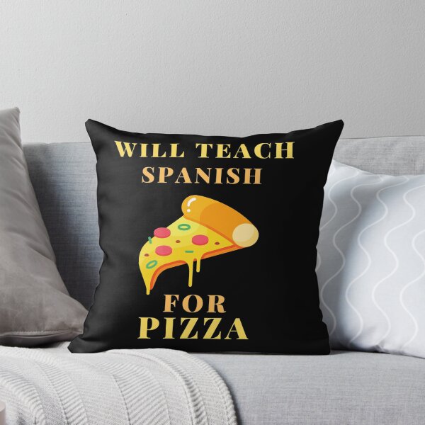 Item preview, spanish teacher pizza designed and sold by SnowballStep.