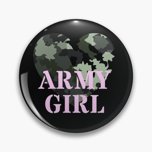 Item preview, Army GIRL - Camo Heart designed and sold by miTeless seDign.