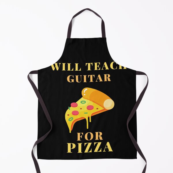 Item preview, guitar teacher pizza designed and sold by SnowballStep.