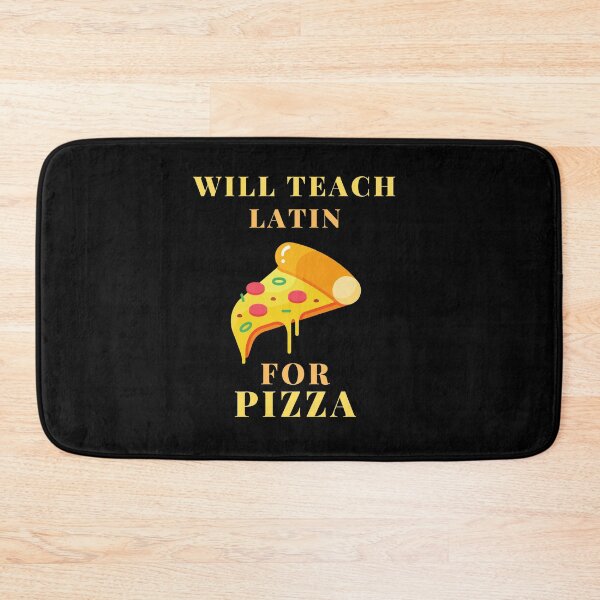 Item preview, latin teacher pizza designed and sold by SnowballStep.