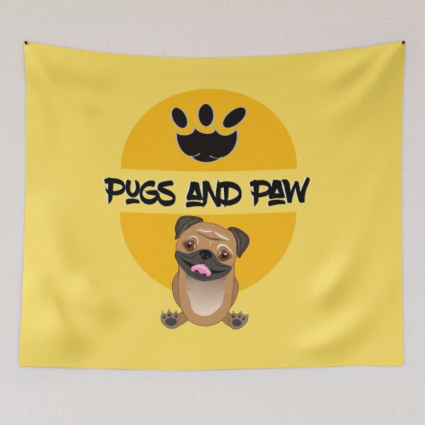 Item preview, Puppy pug and paw designed and sold by chrstdnl.