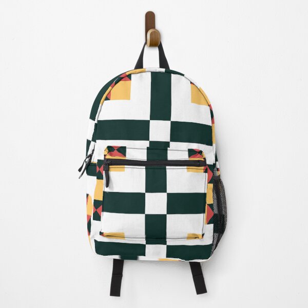 Item preview, Central Cross Portuguese Cubic Geometric Pattern (Yellow + Red) designed and sold by Arko Ranger.