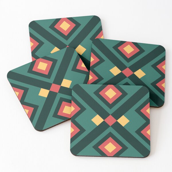 Item preview, Cross Diamond Portuguese Geometric Pattern (Yellow + Red) designed and sold by Arko  Ranger.