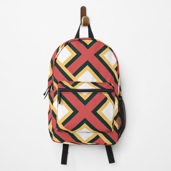 Item preview, Criss Cross Stripes Portuguese Geometric Pattern (Yellow + Red) designed and sold by Arko Ranger.