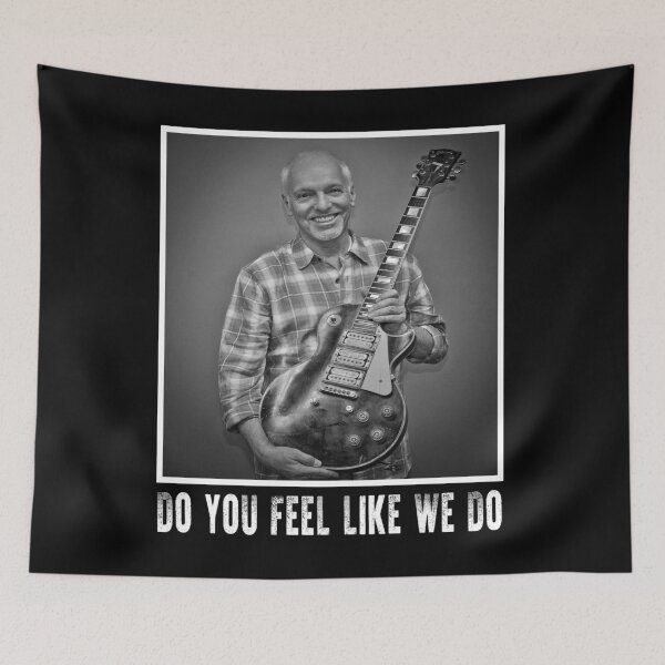 Item preview, Do You Feel Like We Do Peter Frampton Quote With Guitar designed and sold by JohnnyCatherine.