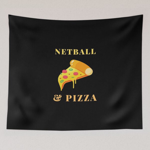 Item preview, netball and pizza designed and sold by SnowballStep.