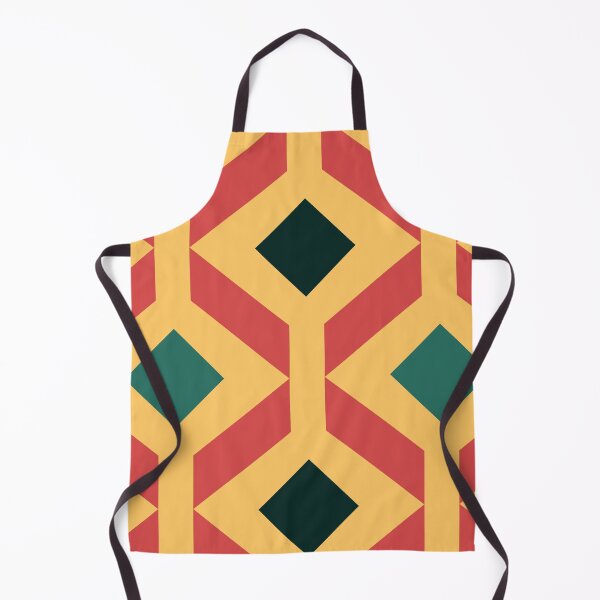 Item preview, Diamond Dual Color Portuguese Geometric Pattern (Yellow + Red) designed and sold by Arko  Ranger.