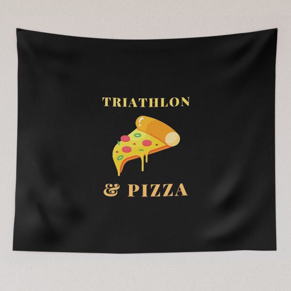 Item preview, triathlon and pizza designed and sold by SnowballStep.
