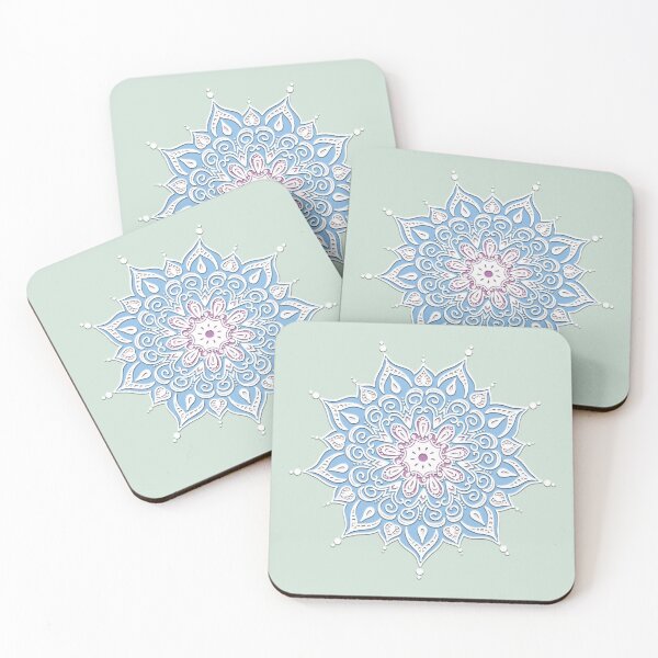 Item preview, Nine Pointed Mandala (Purple and Blue) designed and sold by squishyrainbow.