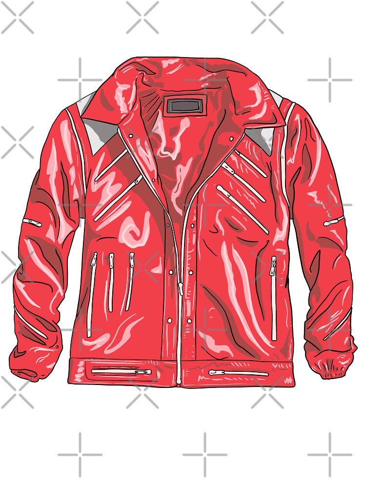 Michael Jackson Shirt Extra Large Black Thriller Red Jacket Graphic Short  Sleeve