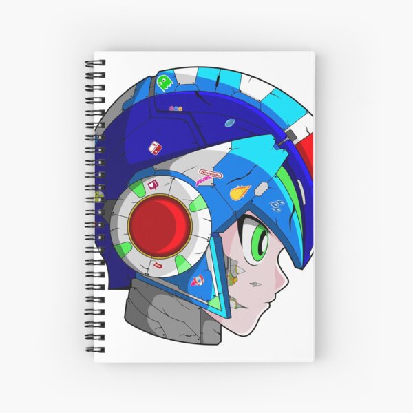 Mega Man X Heart Tank | Spiral Notebook