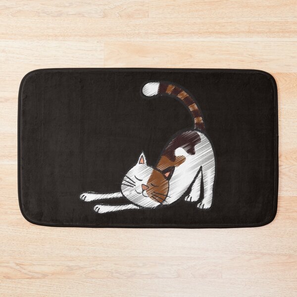 Item preview, Cute Cat Stretching Cartoon designed and sold by cgroenewald.
