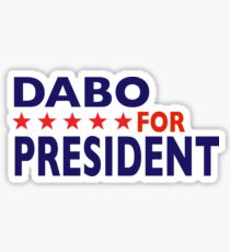Dabo For President Sticker