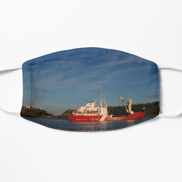 CCGS Bartlett Canadian Coastguard at Friendly Cove Flat Mask