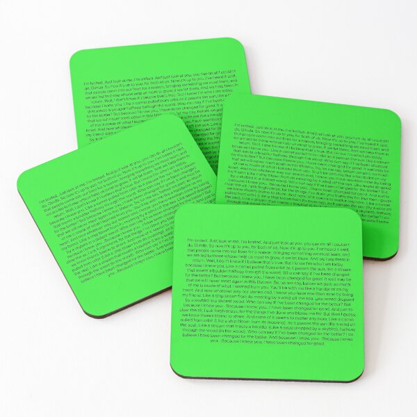 Item preview, Wicked For Good Song Lyrics designed and sold by LilacWaves.