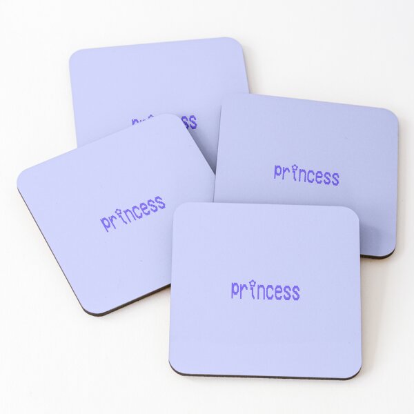 Item preview,  y2k baby blue video game "princess" text designed and sold by stickersbyro ☆.