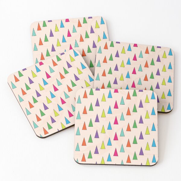 Item preview, Colorful abstract triangles pattern designed and sold by sigdesign.