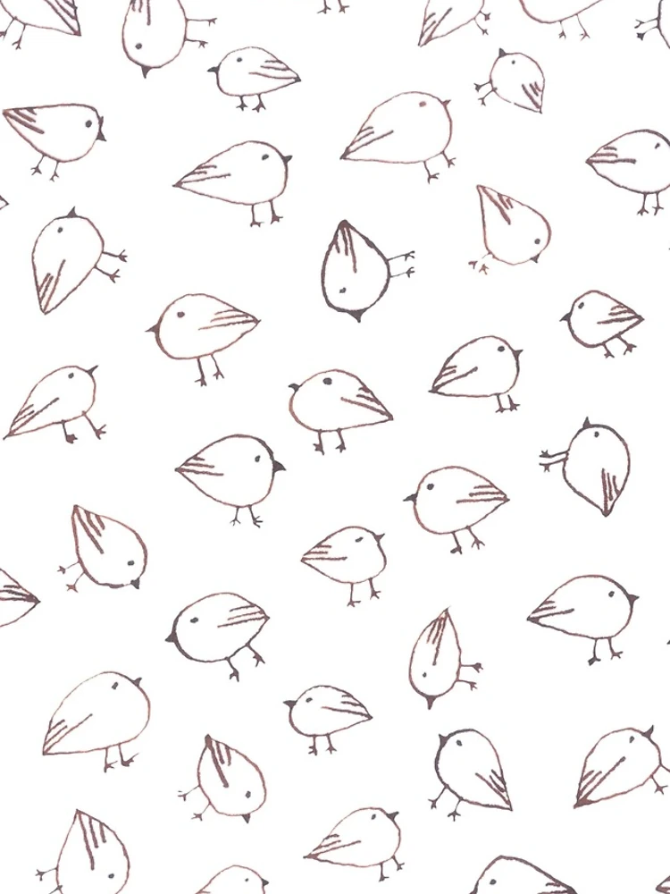 Thumbnail 4 of 4, Samsung Galaxy Phone Case, Bird Doodle pattern designed and sold by RapiLoco.