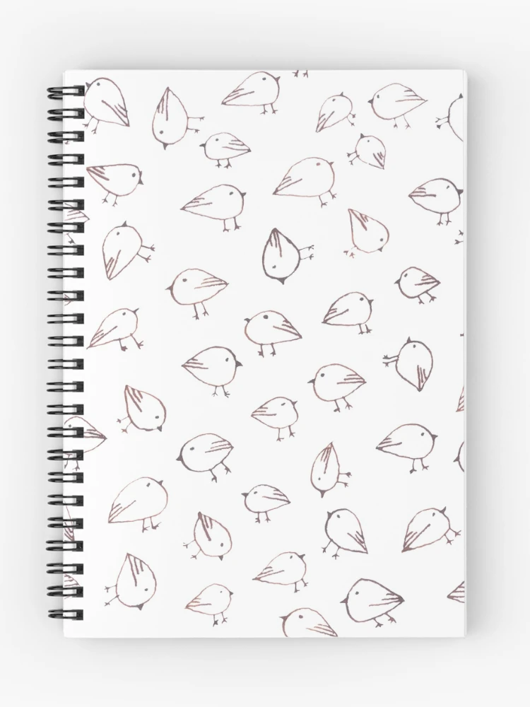 Thumbnail 1 of 3, Journal, Bird Doodle pattern designed and sold by RapiLoco.