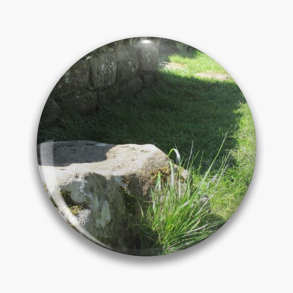 Merch #114 -- Ground Rock Perspective (Hadrian's Wall) Pin