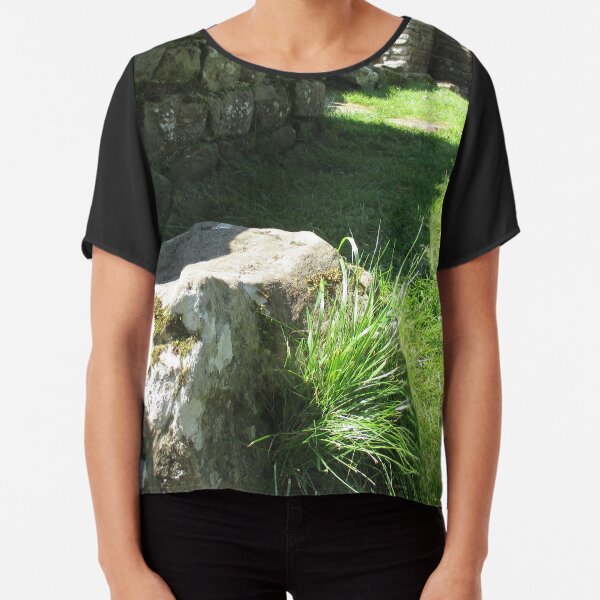 M.I. #114 |☼| Ground Rock Perspective (Hadrian's Wall) Chiffon Top