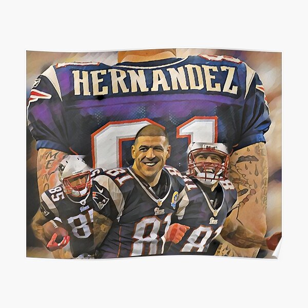 Aaron Hernandez forever Poster by V2711S