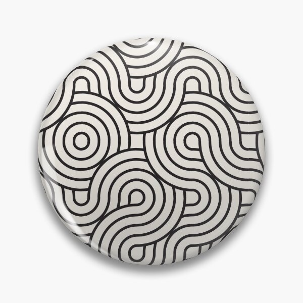 Item preview, Oriental waves black white designed and sold by Milatoo.