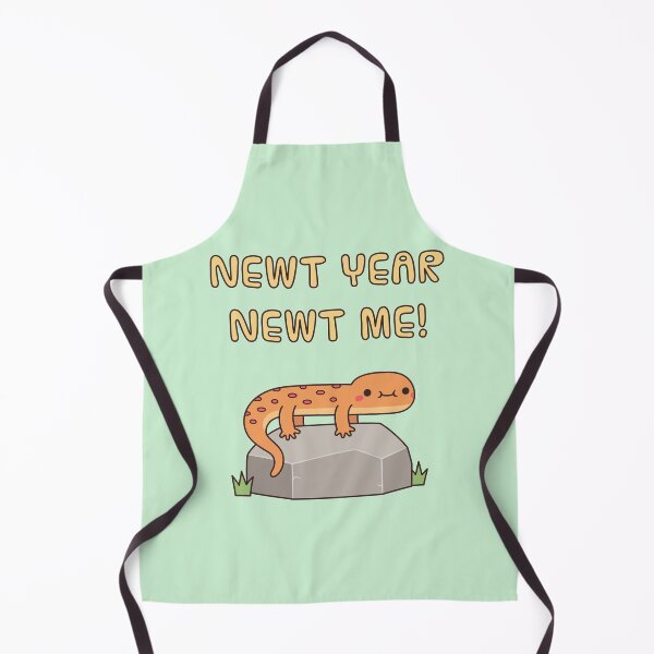 Item preview, Cute Newt Year Newt Me New Year Pun designed and sold by rustydoodle.
