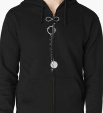 Commander Tattoo - Weißes Design Kapuzenjacke