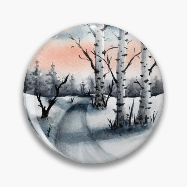 Item preview, Birchtrees in the Snow Landscape designed and sold by Pattokarts.
