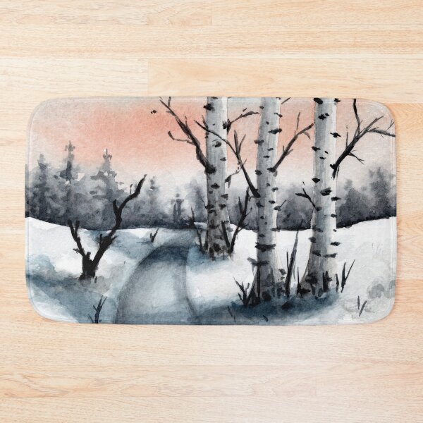 Item preview, Birchtrees in the Snow Landscape designed and sold by Pattokarts.