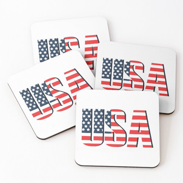 Item preview, USA typography designed and sold by bubble-bulb.