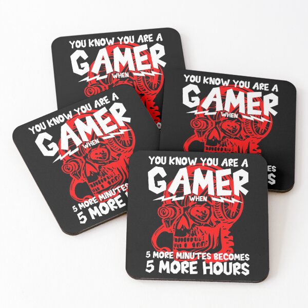 Item preview, You Know You Are A Gamer, Funny Gaming Skull Quote Gift Idea designed and sold by AS-Shirts.