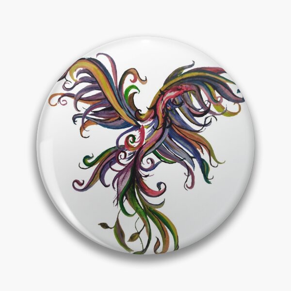 Item preview, Colorful Phoenix in Flight designed and sold by KhadijaFakhri.