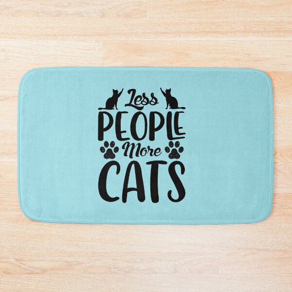 Item preview,  Less people more cats  designed and sold by Suzie-Mara.