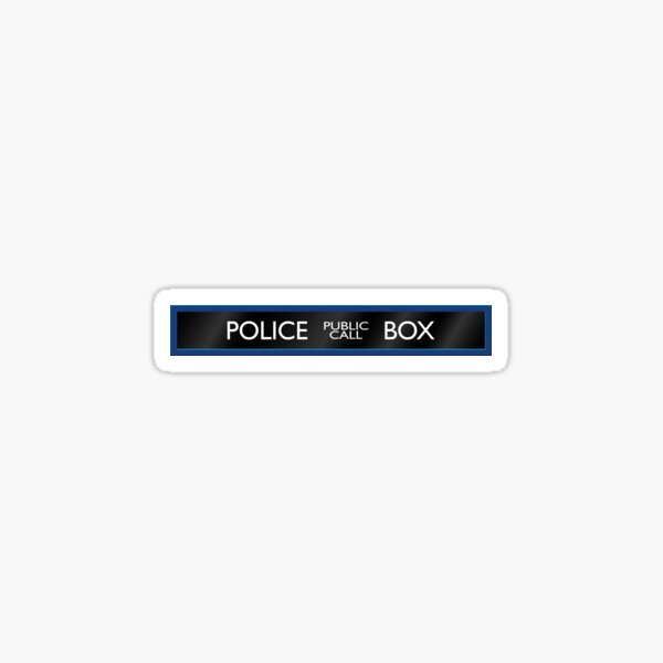 Police Box Sticker