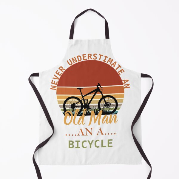 Item preview, Never Underestimate An Old Man On A Bicycle designed and sold by TINASTORESHOPE.
