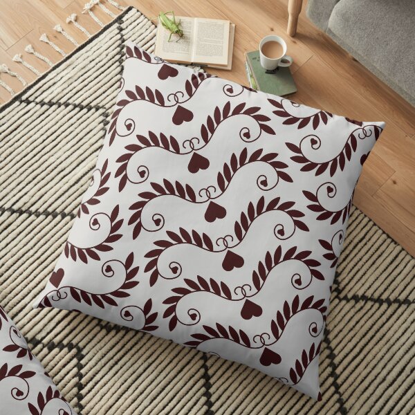 Vintage Decorative Heart shaped Patterns, Vintage Heart Patterns, Pattern for heart shaped Floor Pillow