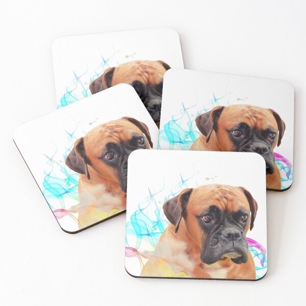 Item preview, Collage colorido del perro boxer designed and sold by avit1.